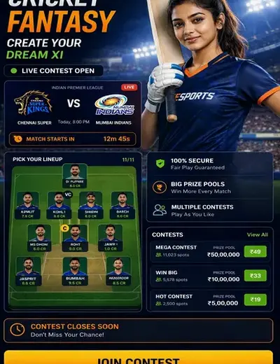 Paglu (paglu game) fantasy cricket & matchday visual 3